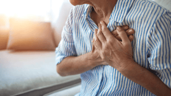 Paciente con dolor en el pecho
