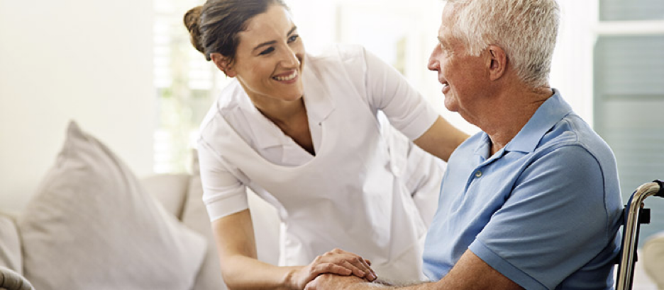 nurse with patient