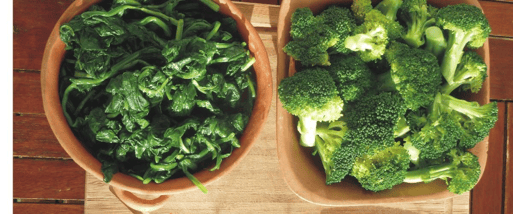Espinaca y Brócoli